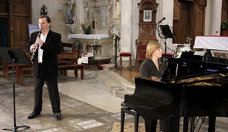 Duo clarinette, piano - Slava Kazykin et Ludmila Zaitseva